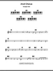 Cover icon of Anvil Chorus sheet music for piano solo (chords, lyrics, melody) by Giuseppe Verdi, classical score, intermediate piano (chords, lyrics, melody)