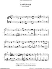 Cover icon of Anvil Chorus sheet music for piano solo by Giuseppe Verdi, classical score, intermediate skill level