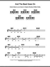 Cover icon of And The Beat Goes On sheet music for piano solo (chords, lyrics, melody) by The Whispers, Leon Sylvers, Stephen Shockley and William Shelby, intermediate piano (chords, lyrics, melody)