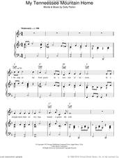 Cover icon of My Tennessee Mountain Home sheet music for voice, piano or guitar by Dolly Parton, intermediate skill level