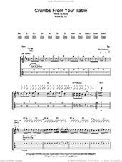 Cover icon of Crumbs From Your Table sheet music for guitar (tablature) by U2 and Bono, intermediate skill level