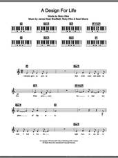 Cover icon of A Design For Life sheet music for piano solo (chords, lyrics, melody) by Manic Street Preachers, James Dean Bradfield, Nicky Wire and Sean Moore, intermediate piano (chords, lyrics, melody)