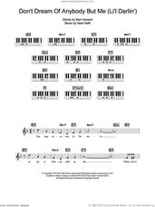 Cover icon of Don't Dream Of Anybody But Me (Li'l Darlin') sheet music for piano solo (chords, lyrics, melody) by Bobby Darin, Bart Howard and Neal Hefti, intermediate piano (chords, lyrics, melody)