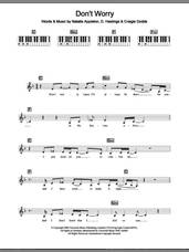 Cover icon of Don't Worry sheet music for piano solo (chords, lyrics, melody) by Natalie Appleton, Craigie Dodds and D. Hastings, intermediate piano (chords, lyrics, melody)