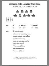 Cover icon of Lonesome And A Long Way From Home sheet music for guitar (chords) by Eric Clapton, Bonnie Bramlett and Leon Russell, intermediate skill level