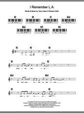 Cover icon of I Remember L.A. sheet music for piano solo (chords, lyrics, melody) by Celine Dion, Richard Wold and Tony Colton, intermediate piano (chords, lyrics, melody)