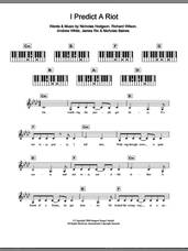 Cover icon of I Predict A Riot sheet music for piano solo (chords, lyrics, melody) by Kaiser Chiefs, Andrew White, James Rix, Nicholas Baines, Nicholas Hodgson and Richard Wilson, intermediate piano (chords, lyrics, melody)