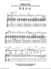 Cover icon of Talihina Sky sheet music for guitar (tablature) by Kings Of Leon, Angelo Petraglia, Caleb Followill and Nathan Followill, intermediate skill level