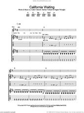 Cover icon of California Waiting sheet music for guitar (tablature) by Kings Of Leon, Angelo Petraglia, Caleb Followill and Nathan Followill, intermediate skill level