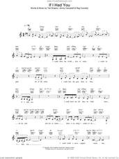 Cover icon of If I Had You sheet music for voice and other instruments (fake book) by Diana Krall and Ted Shapiro, intermediate skill level