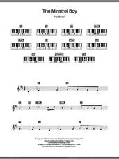 Cover icon of The Minstrel Boy sheet music for piano solo (chords, lyrics, melody) by The Corrs, Andrea Corr, Caroline Corr, Jim Corr, Sharon Corr and Miscellaneous, intermediate piano (chords, lyrics, melody)