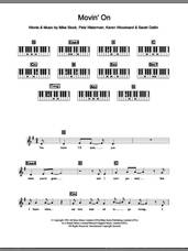 Cover icon of Movin' On sheet music for piano solo (chords, lyrics, melody) by Steps, Keren Woodward, Mike Stock, Pete Waterman and Sarah Dallin, intermediate piano (chords, lyrics, melody)