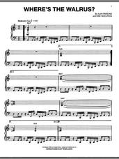 Cover icon of Where's The Walrus? sheet music for voice, piano or guitar by Alan Parsons Project, Alan Parsons and Eric Woolfson, intermediate skill level