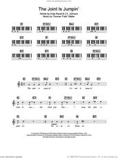 Cover icon of The Joint Is Jumpin' sheet music for piano solo (chords, lyrics, melody) by Andy Razaf, Thomas Waller, Thomas Waller and J.C. Johnson, intermediate piano (chords, lyrics, melody)