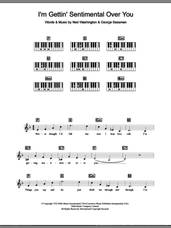 Cover icon of I'm Gettin' Sentimental Over You sheet music for piano solo (chords, lyrics, melody) by Frank Sinatra, George Bassman and Ned Washington, intermediate piano (chords, lyrics, melody)