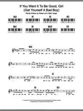 Cover icon of If You Want It To Be Good Girl (Get Yourself A Bad Boy) sheet music for piano solo (chords, lyrics, melody) by Backstreet Boys and Robert John Lange, intermediate piano (chords, lyrics, melody)