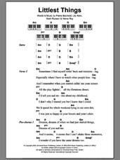 Cover icon of Littlest Things sheet music for piano solo (chords, lyrics, melody) by Lily Allen, Herve Roy, Mark Ronson and Pierre Bachelet, intermediate piano (chords, lyrics, melody)