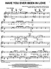 Cover icon of Have You Ever Been In Love sheet music for voice, piano or guitar by Celine Dion, Anders Bagge, Daryl Hall, Peer Astrom and Tom Nichols, intermediate skill level