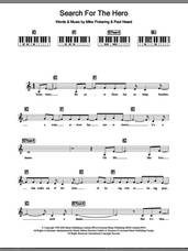Cover icon of Search For The Hero sheet music for piano solo (chords, lyrics, melody) by M People, Mike Pickering and Paul Heard, intermediate piano (chords, lyrics, melody)