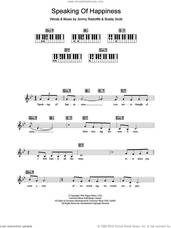 Cover icon of Speaking Of Happiness sheet music for piano solo (chords, lyrics, melody) by Gloria Lynne, Buddy Scott and Jimmy Radcliffe, intermediate piano (chords, lyrics, melody)