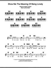 Cover icon of Show Me The Meaning Of Being Lonely sheet music for piano solo (chords, lyrics, melody) by Backstreet Boys, Herbert Crichlow and Max Martin, intermediate piano (chords, lyrics, melody)