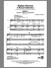 Cover icon of Stephen Schwartz: A Musical Celebration (Medley) sheet music for choir (SAB: soprano, alto, bass) by Stephen Schwartz, Jane M. Campbell, Matthias Claudius and Mac Huff, intermediate skill level