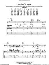 Cover icon of Moving To Mars sheet music for guitar (tablature) by Coldplay, Brian Eno, Chris Martin, Guy Berryman, Jon Buckland and Will Champion, intermediate skill level