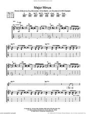 Cover icon of Major Minus sheet music for guitar (tablature) by Coldplay, Chris Martin, Guy Berryman, Jon Buckland and Will Champion, intermediate skill level
