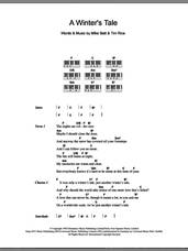 Cover icon of A Winter's Tale sheet music for piano solo (chords, lyrics, melody) by David Essex, Mike Batt and Tim Rice, intermediate piano (chords, lyrics, melody)