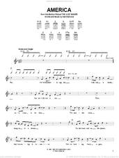 Cover icon of America sheet music for guitar solo (chords) by Neil Diamond, easy guitar (chords)
