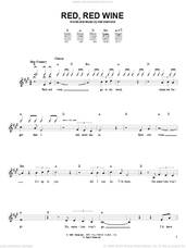 Cover icon of Red, Red Wine sheet music for guitar solo (chords) by Neil Diamond and UB40, easy guitar (chords)