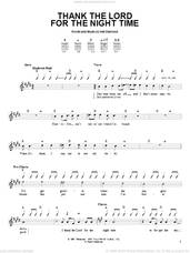 Cover icon of Thank The Lord For The Night Time sheet music for guitar solo (chords) by Neil Diamond, easy guitar (chords)