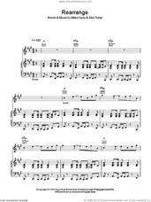 Cover icon of Rearrange sheet music for voice, piano or guitar by Miles Kane and Alex Turner, intermediate skill level