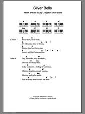Cover icon of Silver Bells sheet music for piano solo (chords, lyrics, melody) by Jerry Vale, Jay Livingston and Ray Evans, intermediate piano (chords, lyrics, melody)
