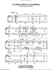 Cover icon of Ive Never Been In Love Before sheet music for piano solo by Frank Loesser and F Loesser, intermediate skill level