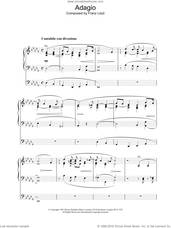 Cover icon of Adagio sheet music for organ by Franz Liszt, classical score, intermediate skill level
