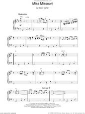 Cover icon of Miss Missouri sheet music for piano solo by Benny Carter, intermediate skill level