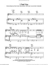 Cover icon of I Feel You sheet music for voice, piano or guitar by Peter Andre and Oliver Jacobs, intermediate skill level