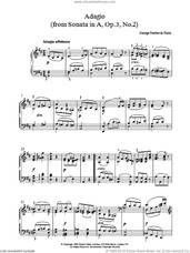 Cover icon of Adagio Op3 No2 sheet music for piano solo by G.F Pinto, classical score, intermediate skill level