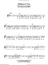 Cover icon of I Believe In You sheet music for piano solo by Kylie Minogue, Jason Sellards and Scott Hoffman, easy skill level