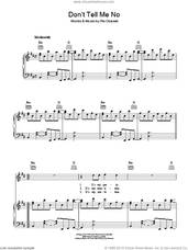 Cover icon of Don't Tell Me No sheet music for voice, piano or guitar by The Cars and Ric Ocasek, intermediate skill level