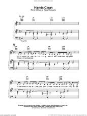 Cover icon of Hands Clean sheet music for voice, piano or guitar by Alanis Morissette, intermediate skill level