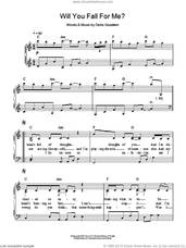 Cover icon of Will You Fall For Me sheet music for piano solo by Delta Goodrem, easy skill level