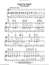 Cover icon of Good For Nothin' sheet music for voice, piano or guitar by William Engvick and Alec Wilder, intermediate skill level