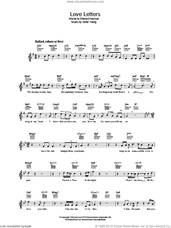 Cover icon of Love Letters sheet music for voice and other instruments (fake book) by Diana Krall, Edward Heyman and Victor Young, intermediate skill level