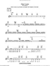 Cover icon of One I Love sheet music for voice and other instruments (fake book) by Guy Berryman, Coldplay, Jon Buckland and Will Champion, intermediate skill level