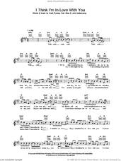 Cover icon of I Think I'm In Love With You sheet music for voice and other instruments (fake book) by Jessica Simpson, Dan Shea, John Mellencamp and Mark Rooney, intermediate skill level