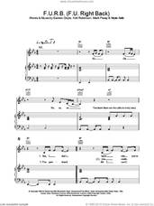 Cover icon of F.U.R.B. (F.U. Right Back) sheet music for voice, piano or guitar by Eamon Doyle, Frankee, Kirk Robinson and Mark Passy, intermediate skill level
