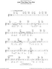Cover icon of Just The Way You Are sheet music for voice and other instruments (fake book) by Diana Krall and Billy Joel, wedding score, intermediate skill level