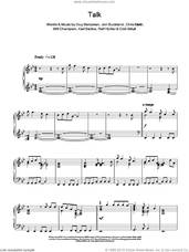 Cover icon of Talk, (intermediate) sheet music for piano solo by Coldplay, Chris Martin, Emil Schult, Guy Berryman, Jon Buckland, Karl Bartos, Ralf Hutter, Ralf Hutter and Will Champion, intermediate skill level